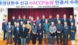 경주천년한우 17개 농장, HACCP 인증 획득