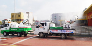 함평축협, 코로나 차단 집중방역 활동