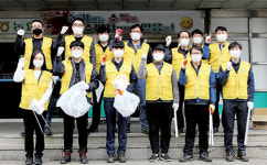 농협부천축산물공판장, 송내대로 환경개선 활동 펼쳐