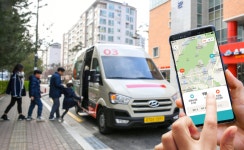 현대차, 은평구서 AI 기반 승합차 호출 서비스 개시...3개월 무료