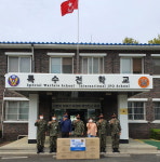 ㈜우양기프트, 군부대에 마스크 9천장 전달.. 사회공헌활동에 앞장