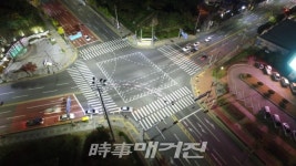 경산시, 확 밝아진 교차로 야간교통사고 예방