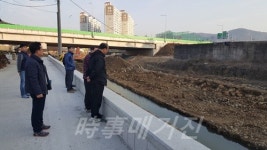 창원시, 광려천·대장·소사천 등 하천사업 현장 점검