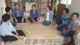 의창구 북면, 설명절 앞두고 경로당 대대적 위문 방문