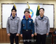 대구강북경찰서, 부자(父子)경찰관 생일축하