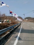 성주군, 금수면 아름다운 태극기 물결