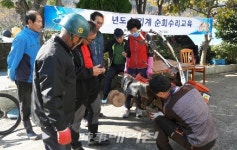 여수시, 찾아가는 농기계 수리 교육 실시