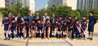 (사)온고을사랑나눔연합회, 다문화유소년(다꿈FC)축구교실 개강 예배