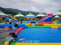 찌는 듯한 더위를 한방에! 장수누리파크 물놀이장으로 놀러오세요~