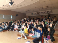 광양희망도서관. 문짝인형극 꼬마장승 가출기 큰 호응 속 마무리