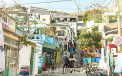 목포시, 산책하기 좋은 언덕마을...바다를 품은 서산동 보리마당