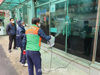 광주 동구청, 산수1동 코로나19 자율방재단·통장단 방역활동
