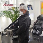 코지마 안마의자, 철저한 위생관리 위해 논현점 갤러리 방역 실시