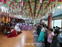 제주 서귀포시 구룡사와 선덕사 등 제주도내 사찰에서 불기 2564년 부처님오신날 봉축 법요식 봉행