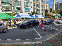 목포시 상동종합사회복지관, 드라이브스루 바자회 개최
