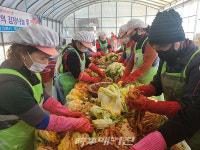 광주 광산구 동곡동 통장단 등, 김장 나눔 행사 열어