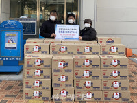 여수시 둔덕동 주민, 주민센터에 100만 원 상당 라면 후원