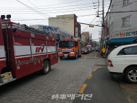 광주 북부소방서, 「소방차 길 터주기」 훈련