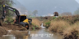 청웅면, 여름철 집중호우 대비 하천 정비