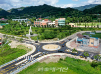 장수군, 장수파출소 앞  회전교차로 개통