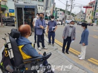 민덕희 여수시의원, 문수동 보행환경 개선 현장활동