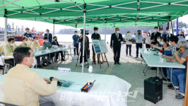 권오봉 여수시장, 경도 진입도로 민원현장 찾아 주민대표 의견 청취