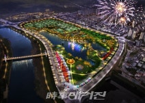 순천시, 동천변 저류지에 경관을 담아 꽃 피우다!