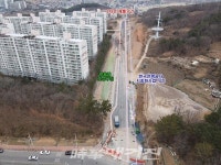 순천시, 대주3차아파트에서 조례마을 간 왕복 2차로 17일 임시개통