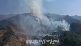 산림청·전남도 전폭 지원...구례 대형 산불 막았다!