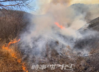 산림청·전남도 전폭 지원...구례 대형 산불 막았다!