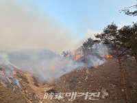 산림청·전남도 전폭 지원...구례 대형 산불 막았다!
