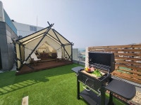 제주 디아일랜드블루호텔, 글램핑 펜트하우스 오픈