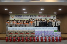 완산여성의용소방대, 전주119시민안전위원회 취약계층 어르신 찾아 사랑 나눔 행사