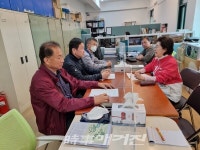 이은재 강남구청장 예비후보, 개포주공6,7단지 아파트 재건축 조합 방문