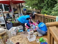 바르게살기운동강상면위원회, 수해 복구 요청에 발 벗고 나서