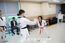 태권! 광주광역시 광산구 건강 태권도프로그램 3개권역 통합 승급심사 개최