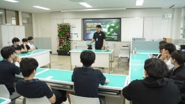 광주중앙고등학교, 슈퍼그린 수직정원으로 미래 창업·진로 역량 키운다