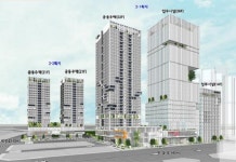 신용산역 북측에 32층과 21층 복합건물 들어선다