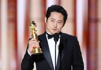 스티븐 연, 미국 골든글로브 TV부문 남우주연상···한국계 최초