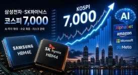 '꿈의 7000피' 이끈 삼전닉스, AI 투자·리스크 완화 상승 동력으로