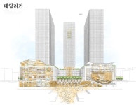 현대차그룹, 242m 54층 타워 3개동 GBC 건립..축구장 2배 크기·녹지공간 ‘눈길’