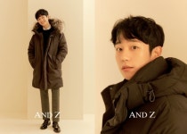 신성통상 앤드지, 정해인과 함께한 겨울 화보 공개...구스다운 선판매 프로모션 진행