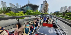 [인천시티투어 르포] 코로나에 갇혔던 아이들, 현실판 씨투 타고 인천 누비다