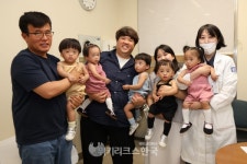 새힘·새찬·샛강·새별·새봄 다섯 쌍둥이 모두 건강합니다