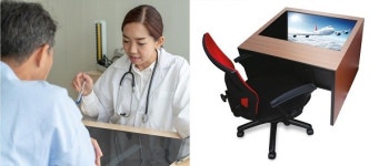 병원 진료실이 확 바뀐다! 주)모컴테크 진료실용 스크린테이블 공급