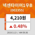 13일 (넥센타이어1우B정보) 주가 0.48% 4,210원