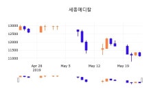 24일 (세종메디칼정보) 주가 -2.24% 10,900원
