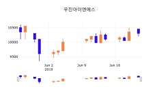 24일 (우진아이엔에스정보) 주가 -0.49% 10,250원