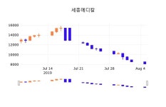 6일 (세종메디칼정보) 주가 -0.12% 8,100원