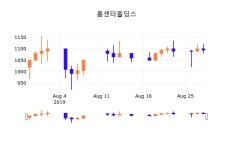 29일 (홈센타홀딩스정보) 주가 -2.28% 1,070원